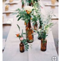 Brown bottle decoration - 1