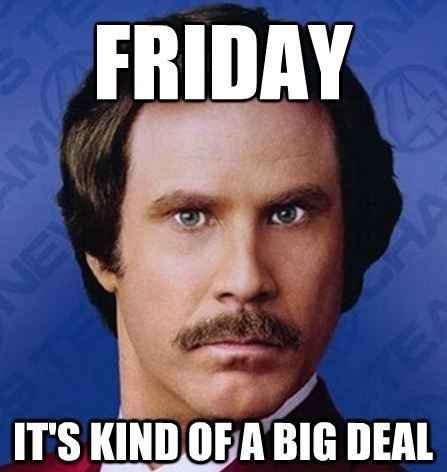 Give me your best 'It's (almost) the weekend!!!' face