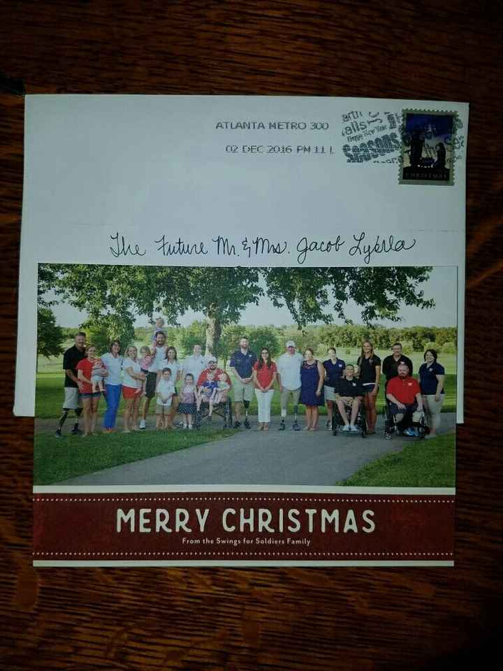 We got our first piece of mail!