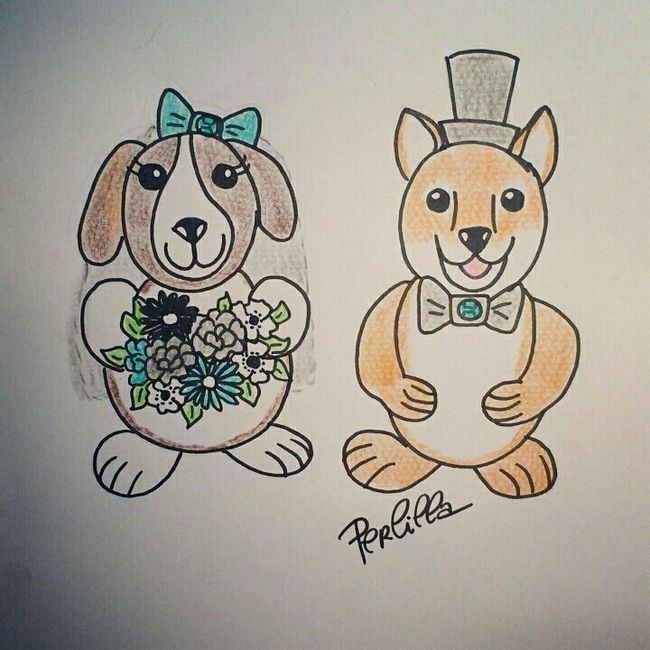 Are you the bride having an awesome dog themed wedding?