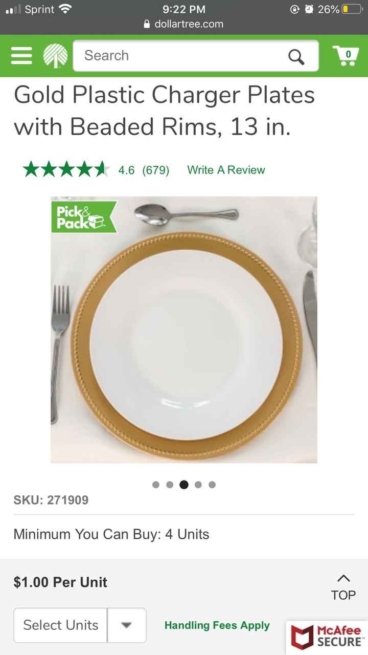 Dollar tree charger plates silver discount
