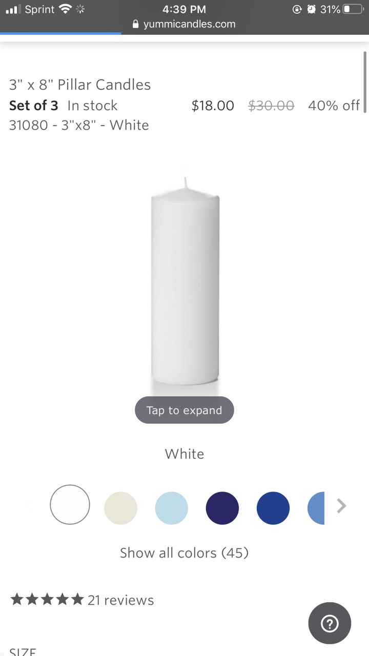 Sale! - Yummi Candles - 1