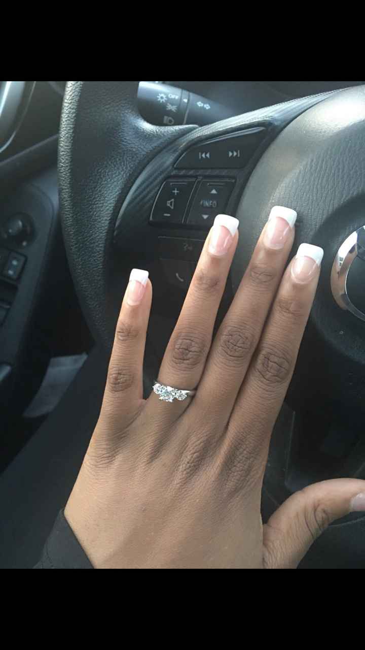 i want to see your engagement rings! - 1