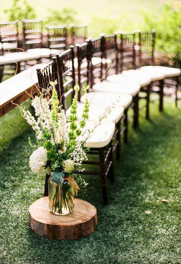 Floral ceremony aisle decor - 2