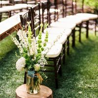 Floral ceremony aisle decor - 2