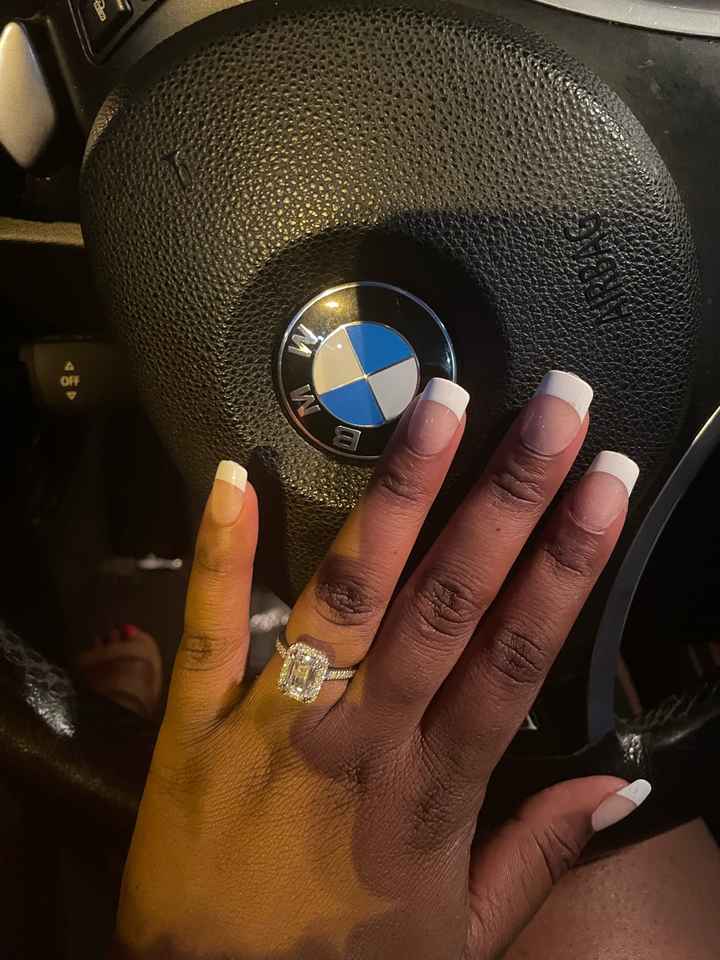 Pictures of Emerald Cut Engagement Rings! - 1