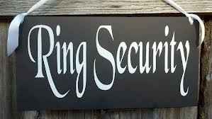 Ring Bearer signs
