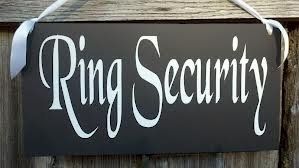 Ring Bearer signs