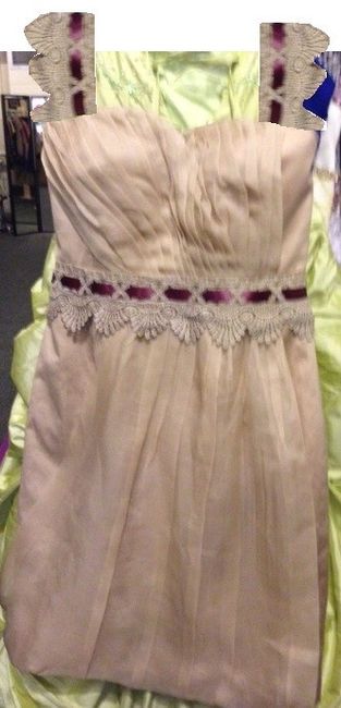 Adding straps to a strapless dress??