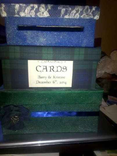 Woot DIY card box done.  Whatcha all think?
