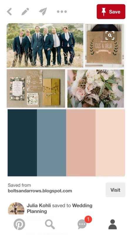 Fall wedding color palettes