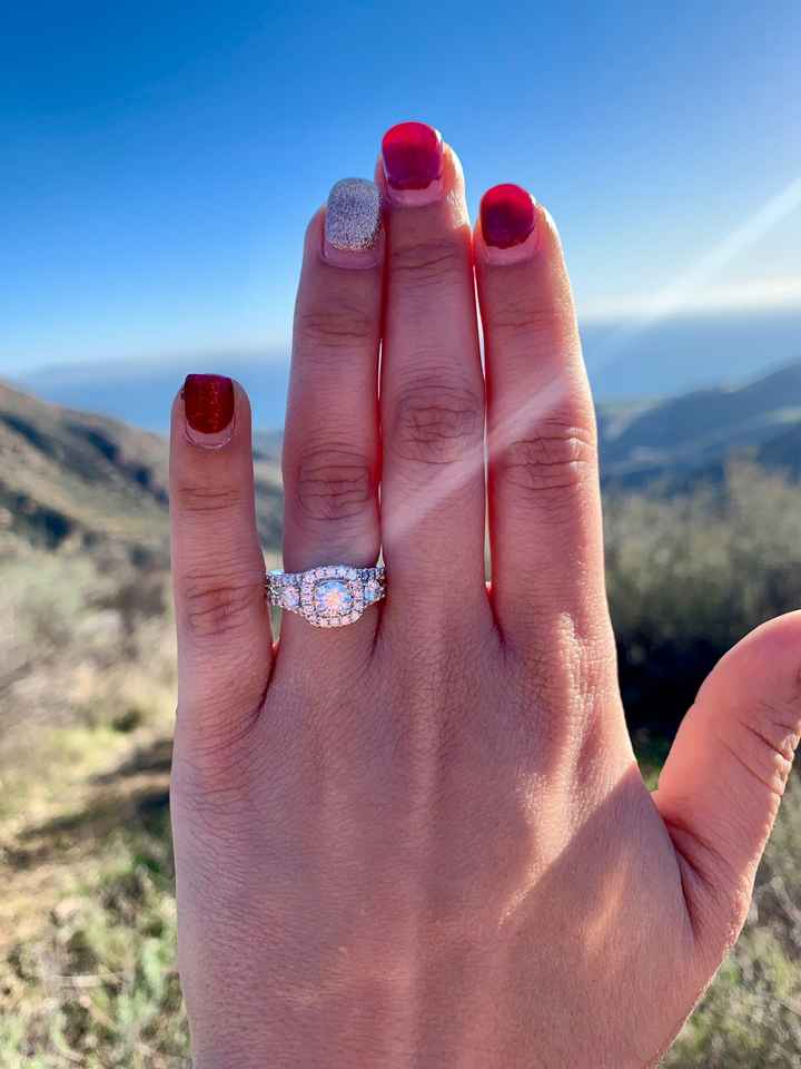 i want to see your engagement rings! - 2