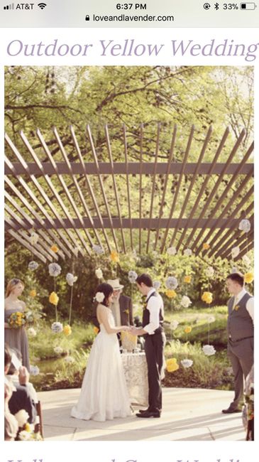 Non-floral decor ideas for pergola? - 1