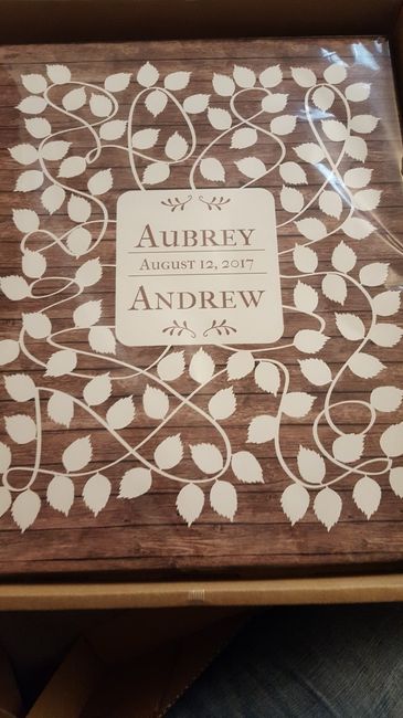 Our Guest Book Came!