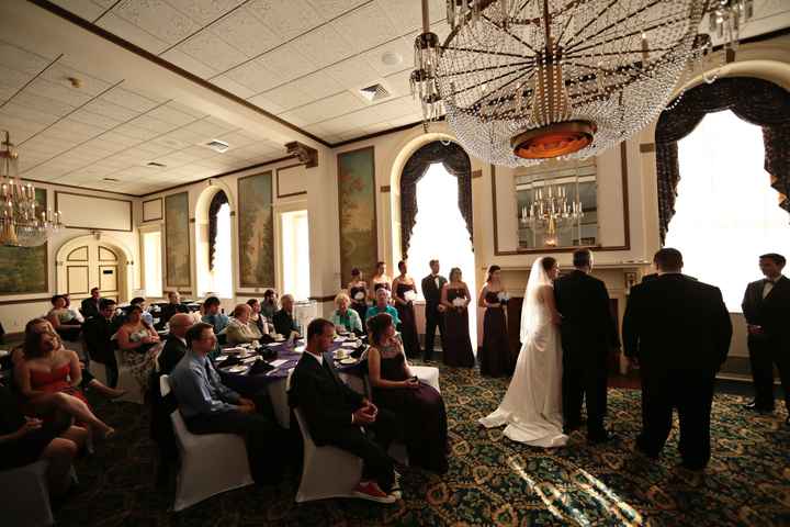 Who is NOT having it in a church?