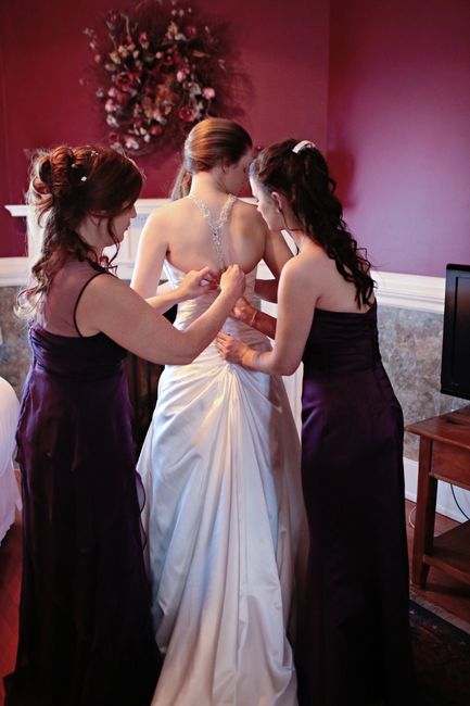 Show me you in your dress versus the model!