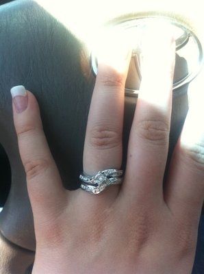 Let me see your ring! WITH the band(s)!