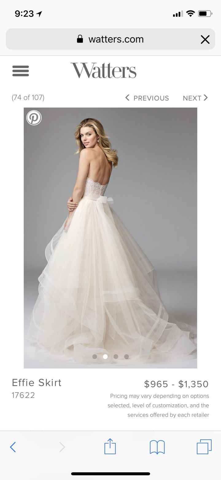 wtoo Effie skirt bustle - 1