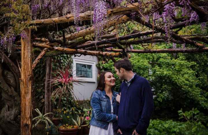 I was obsessed with the wisteria