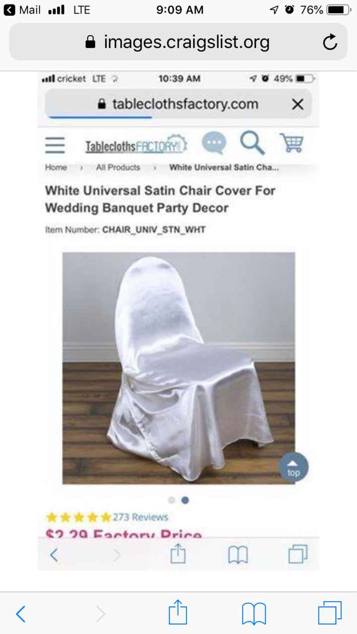 Chair covers - 1