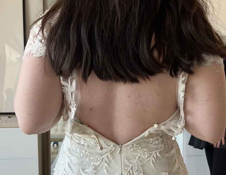 Buying a sample dress that is too small - 1