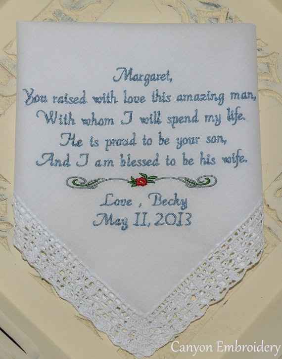 Mother of Groom Gift