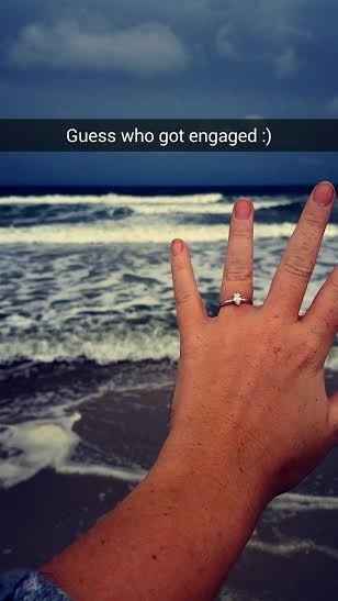 How did you announce your engagement?