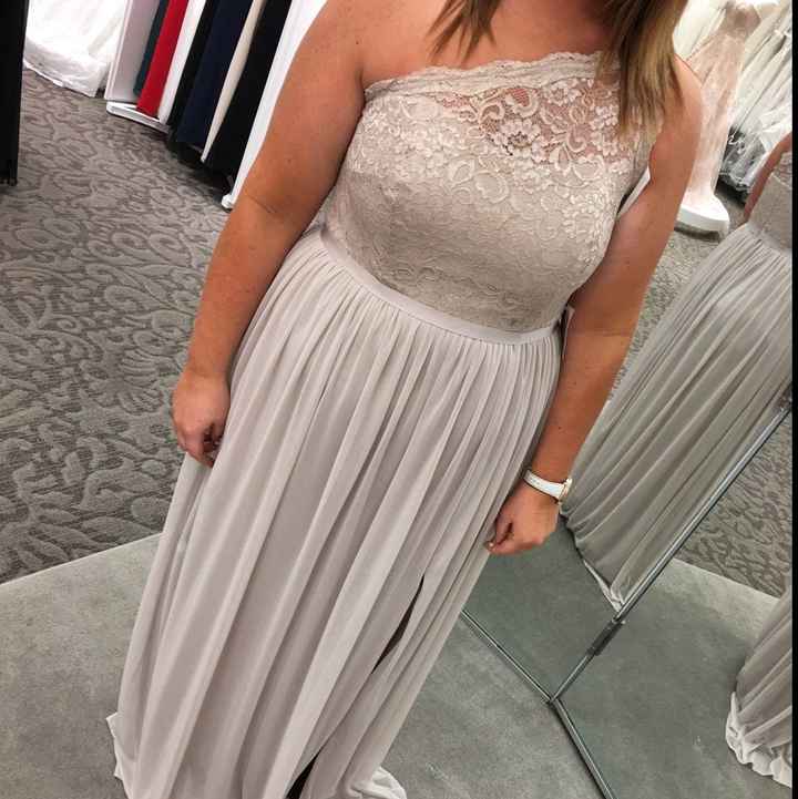 bridesmaid dress question! help!