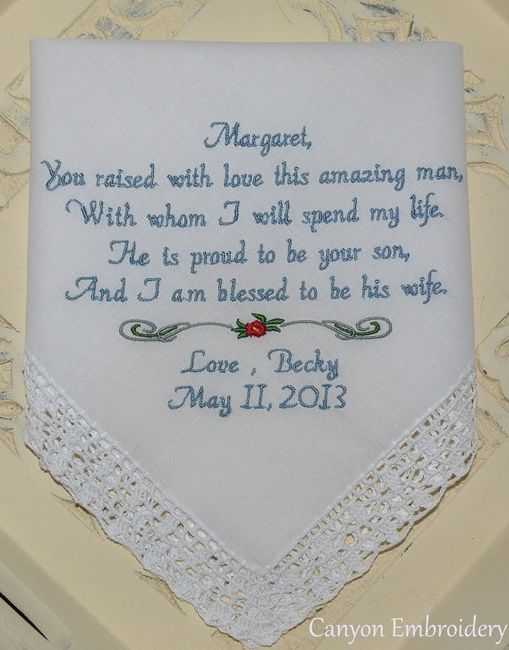 Mother of Groom Gift