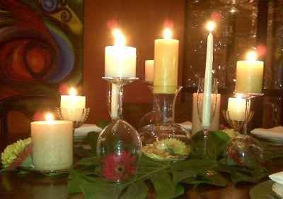 Budget DIY centerpieces