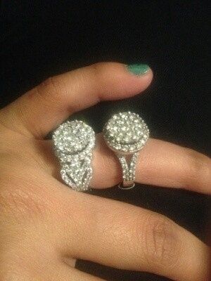 I need advice (Pics included) Upgraded ring VS Engagement ring