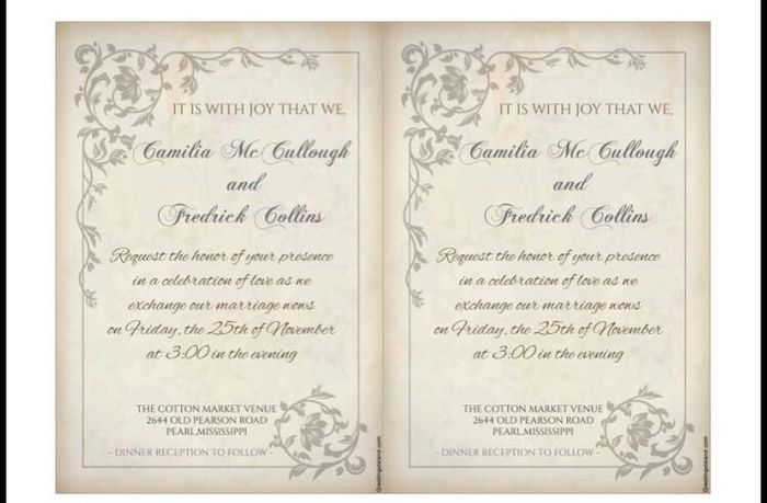 Diy Invitations! Thank you eBay and YouTube:)