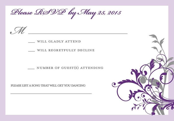 Please review my invitations