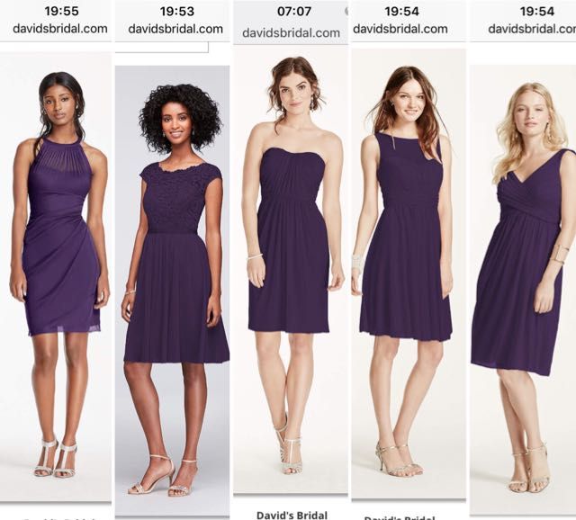 Share your bridesmaid's dresses? - 1