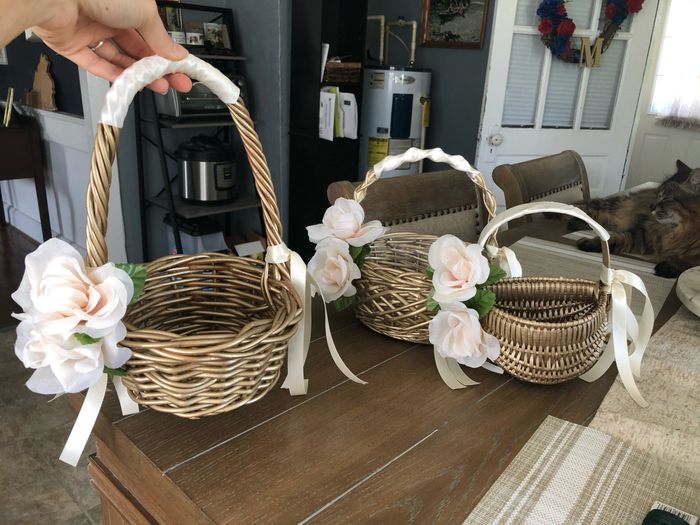 diy Flowergirl Baskets 1