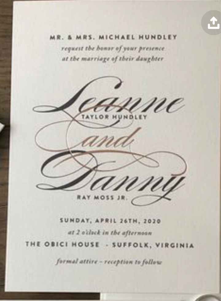 Do you put wedding attire on invitations - 1