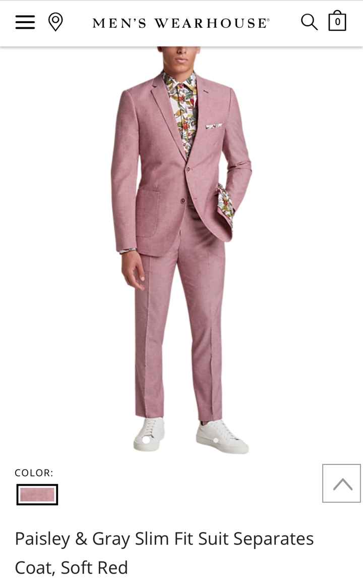 Where Does One Find a Dusty Rose Suit? - 1