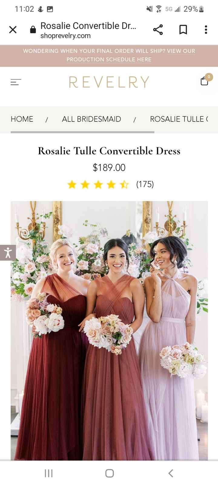 Deciding on Bridesmaids Dresses - 2
