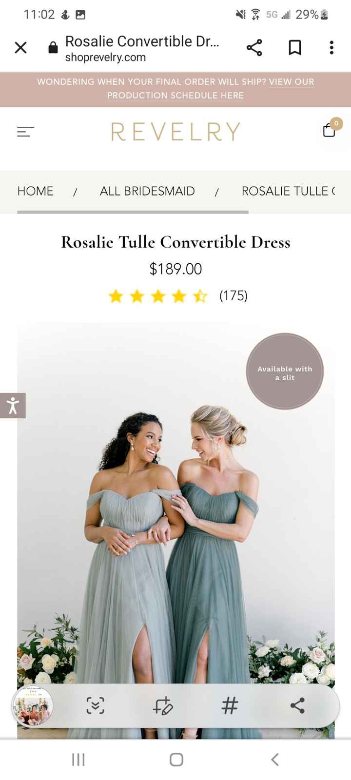 Deciding on Bridesmaids Dresses - 3
