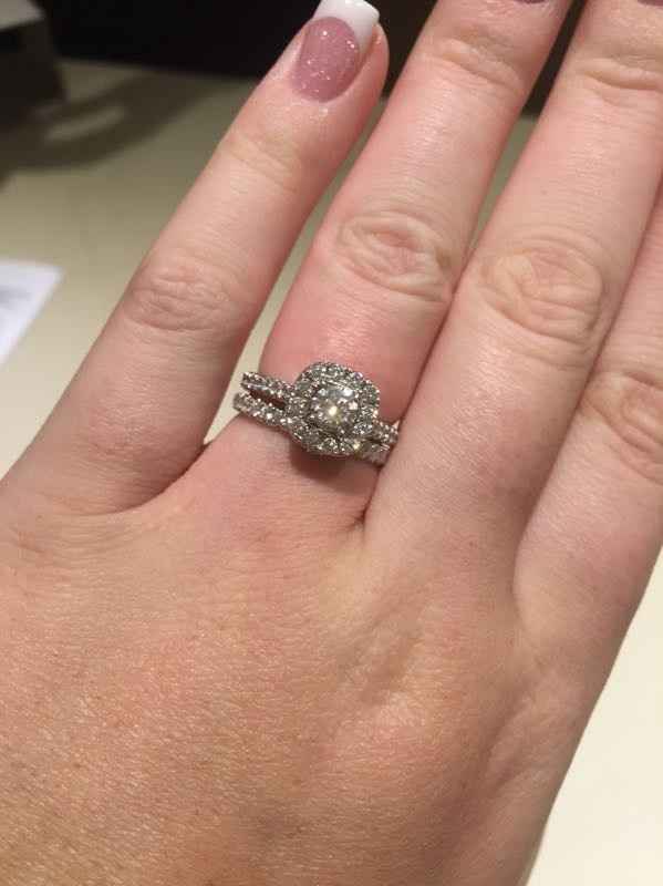 Engagement ring/wedding ring