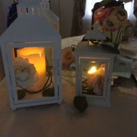 DIY rustic centerpieces done!