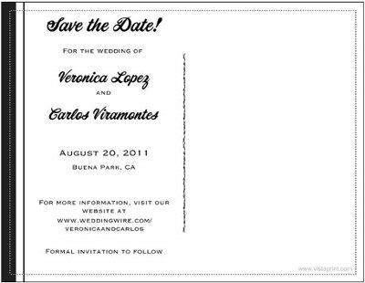 Save the Date Help!
