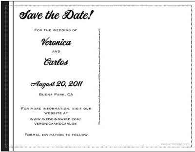 Save the Date Help!