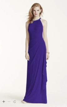 David's Bridal Purple Shades