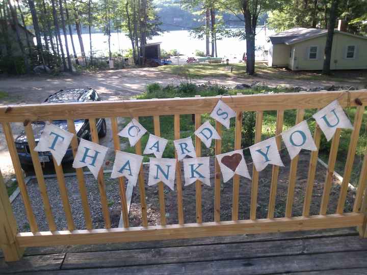 What are some DIY wedding projects you took on? How long did it take to complete?