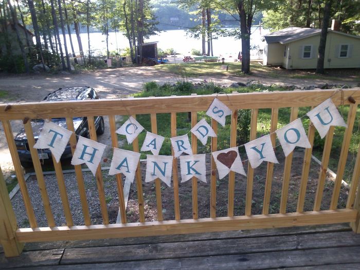 What are some DIY wedding projects you took on? How long did it take to complete?