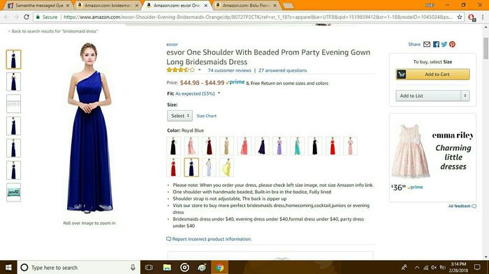 Bridesmaid dresses . Where oh where ? - 1