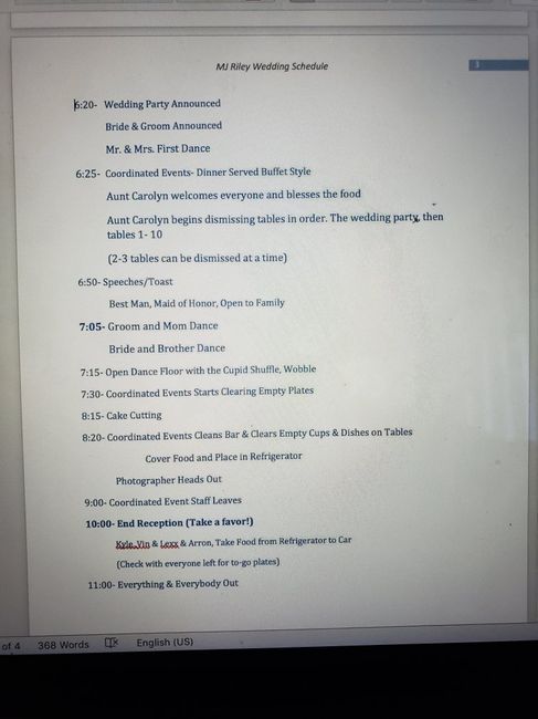 Edited my schedule based on ww advice!  Please tell me what you think? Does it Flow? - 1
