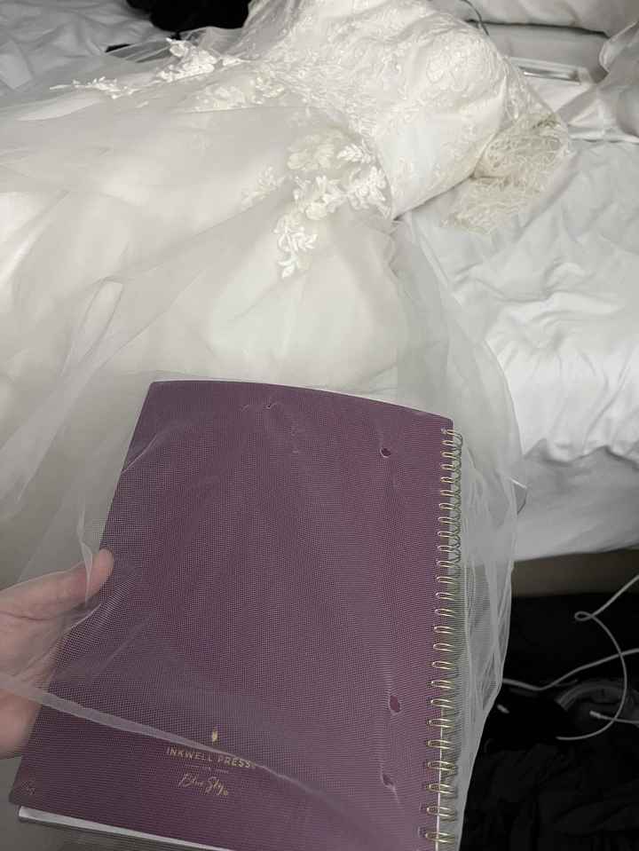 Question: Tulle repair, david’s bridal - 3