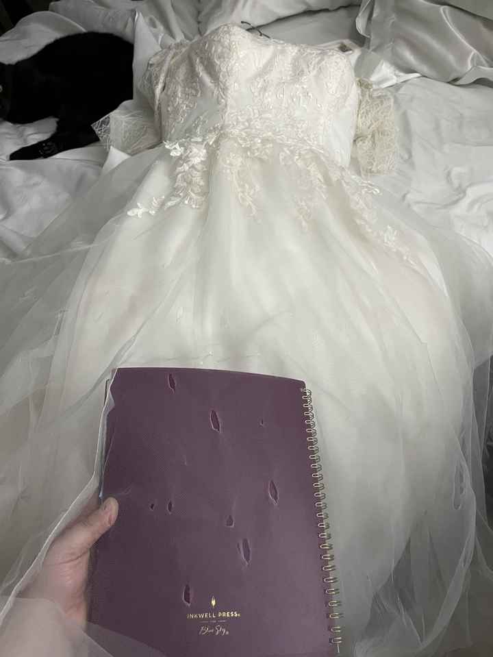 Question: Tulle repair, david’s bridal - 5